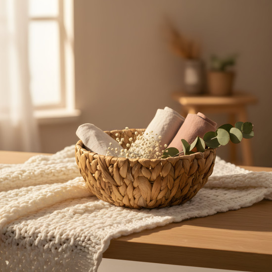 Straw Basket - 3 Pcs